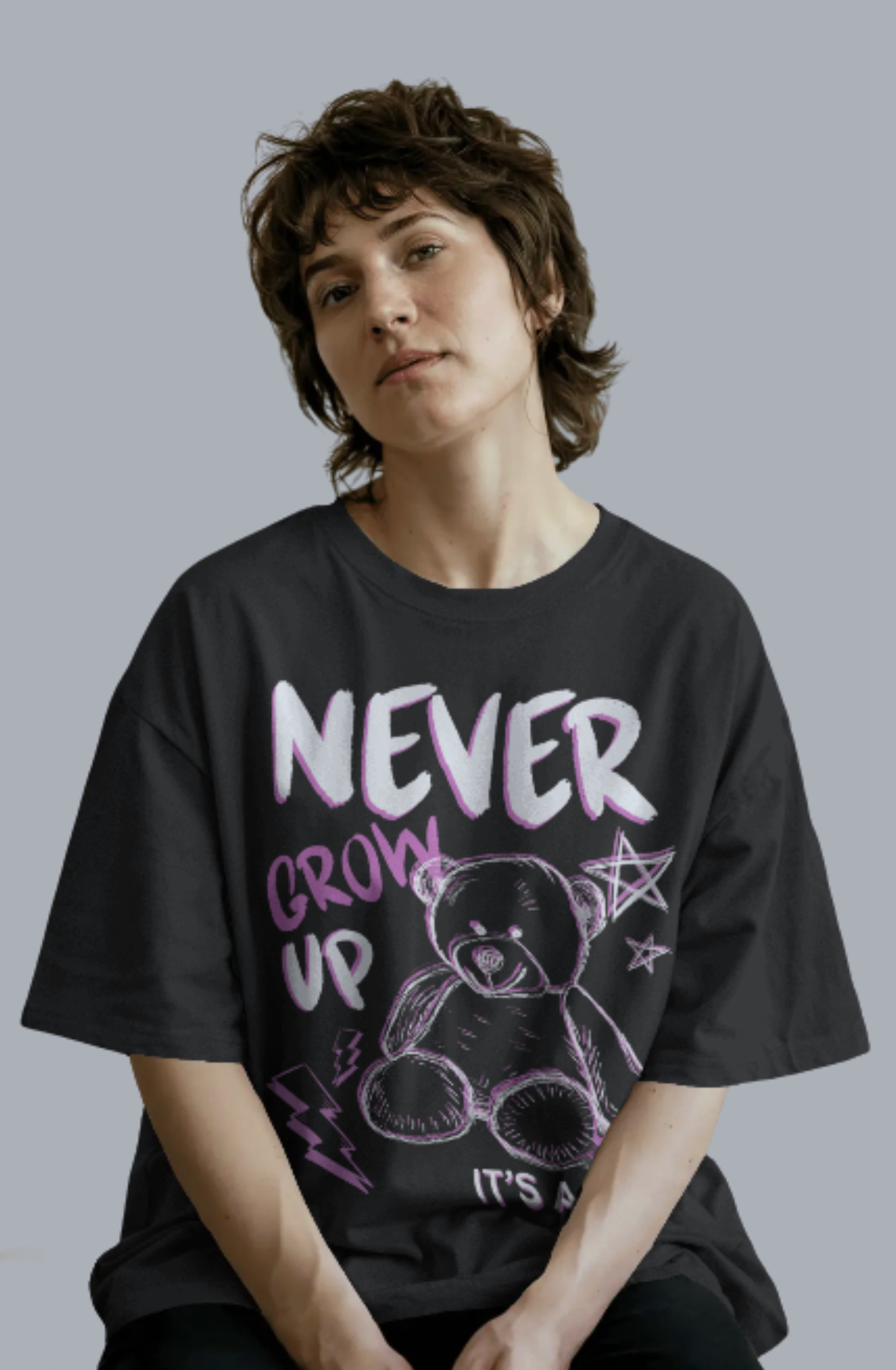 teddy Unisex oversized tshirt